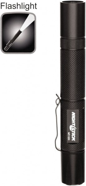 Handheld Flashlight: LED, 1.5 hr Max Run Time, AA Battery MPN:MT-120