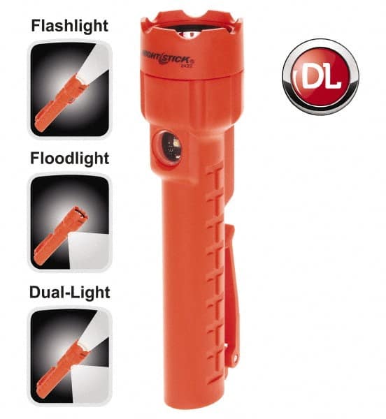 Handheld Flashlight: LED, 10.5 hr Max Run Time, AA Battery MPN:NSP-2422R