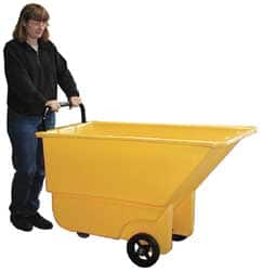 Polyethylene Basket Truck: 1/3 cu yd, 275 lb Capacity MPN:1/3 CU-L