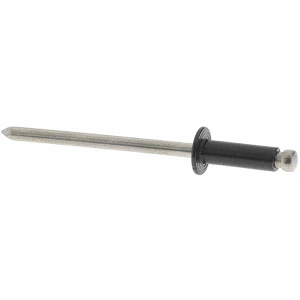 Open End Blind Rivet: Size 44, Dome Head, Aluminum Body, Aluminum Mandrel MPN:-34173-2