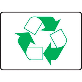 AccuformNMC™ Recycle Sign Label Aluminum 5