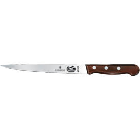 Victorinox 7 Fillet Knife Straight Blade Flexible Rosewood Handle 40311 - Pkg Qty 10 5.3810.18