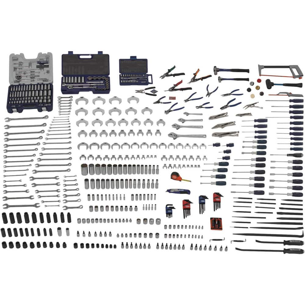 Combination Hand Tool Sets, Set Type: Monster tools only , Number Of Pieces: 400 , Measurement Type: Inch & Metric , Drive Size: 1/4, 3/8, 1/2  MPN:JHWMONSTER