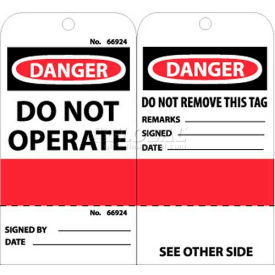 NMC RPT499 Tags Do Not Operate (Perforated) 6