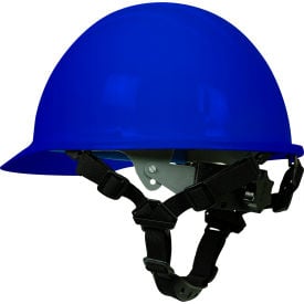 ERB® Americana® Cap with Accessory Slots 4-Point Mega Ratchet® & Chin Strap Blue - Pkg Qty 12 WEL19786BL