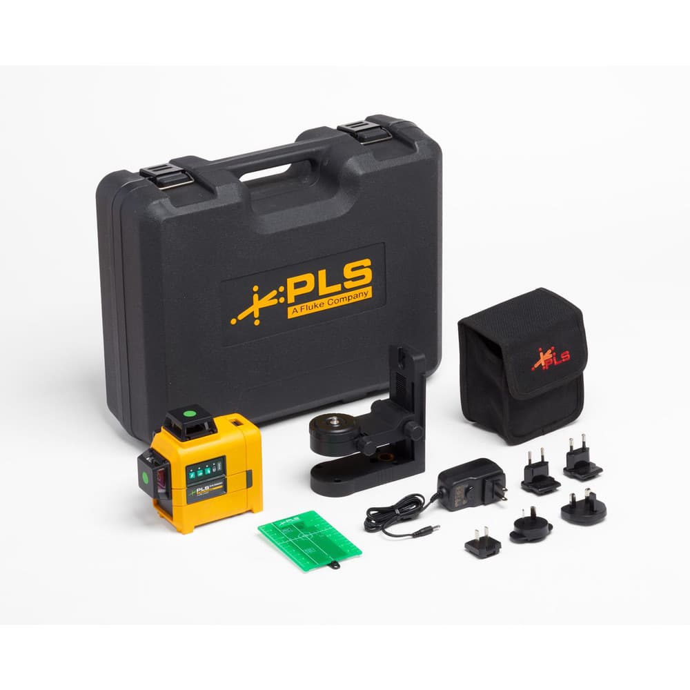 Laser Levels, Level Type: Cross Line & Plumb Points, Line Laser Level, Square Laser , Laser Projection Orientation: Horizontal, Vertical , Plumb Type: Down  MPN:PLS 3X360G KIT