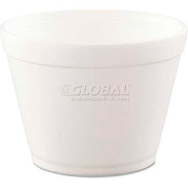 Dart® DCC16MJ32 Bowl Container 16 oz. Foam White 500/Carton DCC 16MJ32