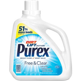 Free and Clear Liquid Laundry Detergent Unscented 150 oz. Bottle 05020EA