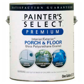 Painter's Select Porch & Floor Coating Polyurethane Oil Gloss Finish White Gallon - 202036 202036