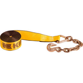 Kinedyne Winch Strap 423040 with Chain Anchor - 30' x 4