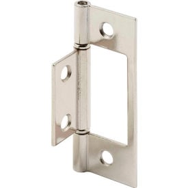 Prime-Line N 7273 Bi-Fold Door Hinge 3 in. Steel Satin Nickel Plated Non-Mortise (Pack of 2) N 7273