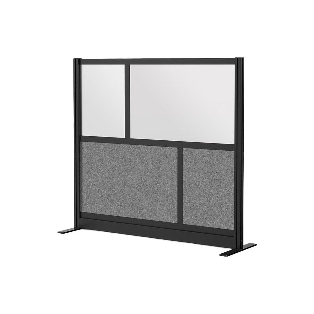 Office Cubicle Partitions, Office Cubicle Partition Type: Modular Wall Room Divider , Color: Black, Gray, White , Material: Aluminum  MPN:MW-5348-FCGB