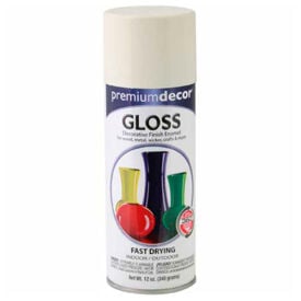 Premium Dcor Decorative Gloss Enamel 12 oz. Aerosol Can Ivory - 792336 792336