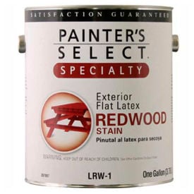 Painter's Select Wood Stain Flat Finish Redwood Gallon - 357897 357897