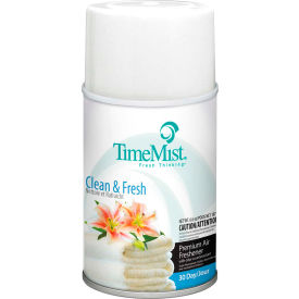 TimeMist® Premium Metered Air Care Refills Clean N' Fresh - 6.6 oz. Can 12 Cans/Case -1042771 1042771