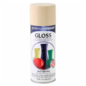 Premium Dcor Decorative Gloss Enamel 12 oz. Aerosol Can Almond - 792413 792413