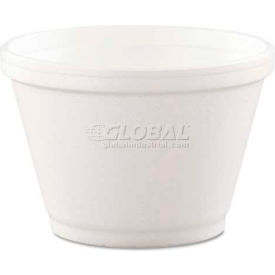 Dart® DCC6SJ12  Food Container 6 oz. Foam White 1000/Carton DCC 6SJ12