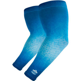 Ergodyne® Chill-Its® 6695 Sun Protection Arm Sleeves XL/2XL Blue 1 Pair 12196