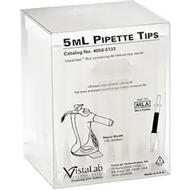 Celltreat 5mL Pipette Tips Filtered Ovation Graduated Boxed Sterile 60 PK 4058-5133