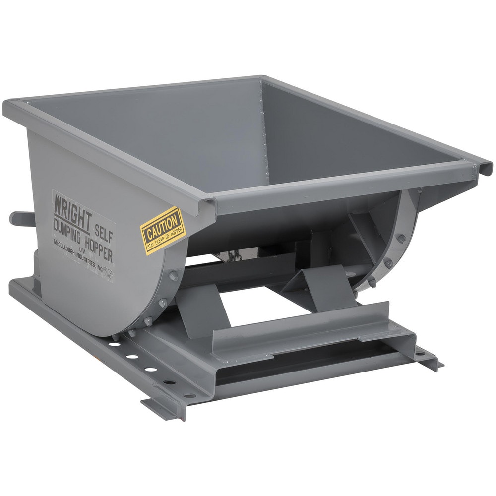 Hoppers & Basket Trucks, Color: Gray , UNSPSC Code: 24101500 , Assembled: Yes , Lid Included: No , Overall Length: 45.00  MPN:2577