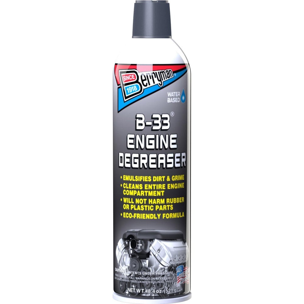 Automotive Cleaners & Degreaser, Product Type: B-33 Engine Degreaser , Container Type: Aerosol Can , Container Size: 18 oz , Flammability: Non-Flammable  MPN:1133