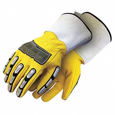 Leather Gloves Goatskin Palm PR MPN:20-1-10696-L-K