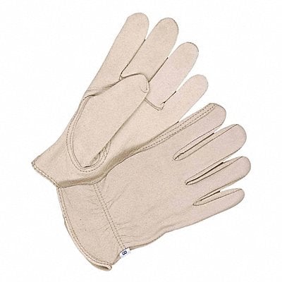 Leather Gloves Shirred Slip-On Cuff L PR MPN:20-1-376-8-K