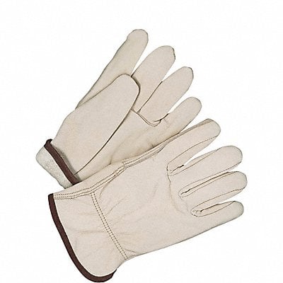 Leather Gloves Shirred Slip-On Cuff L PR MPN:20-9-15717-11-K