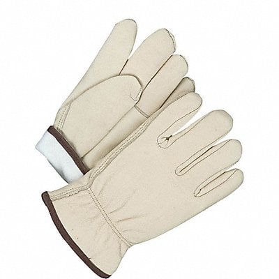 Leather Gloves Shirred Slip-On Cuff M PR MPN:20-9-1581TFL-10-K