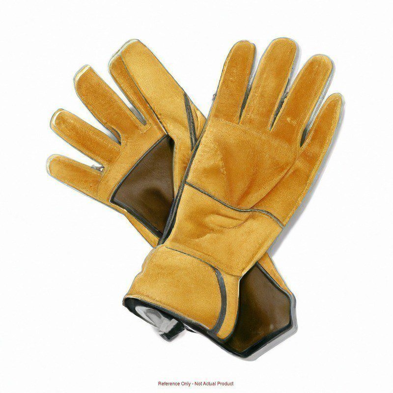 Leather Gloves Shirred Slip-On Cuff L PR MPN:20-9-1600-L-K