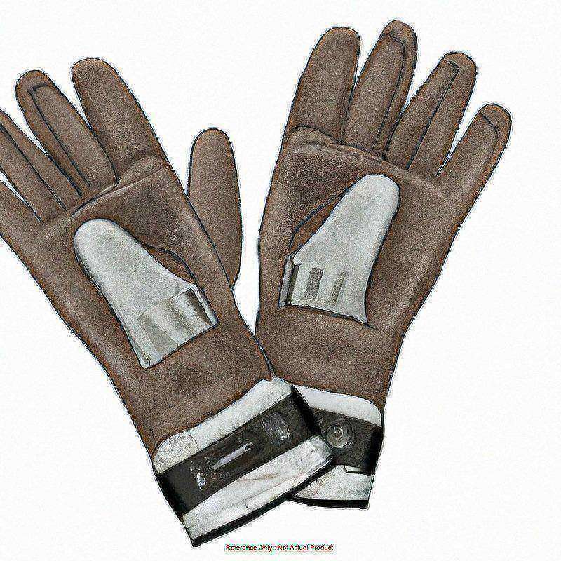 Leather Gloves Safety Cuff L PR MPN:30-9-373-A-K