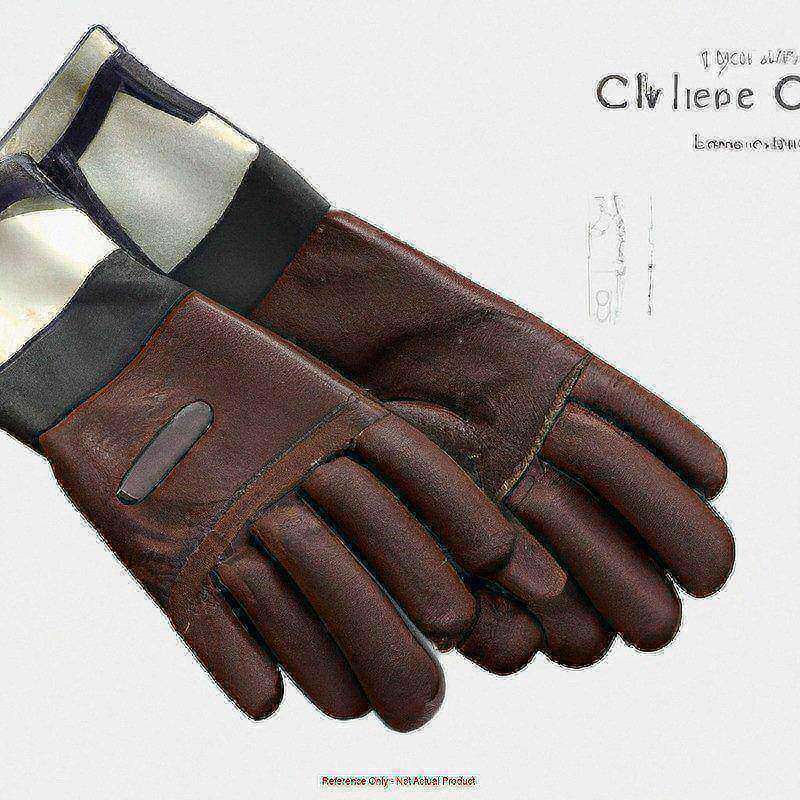 Leather Gloves Safety Cuff L PR MPN:40-9-173PL-K