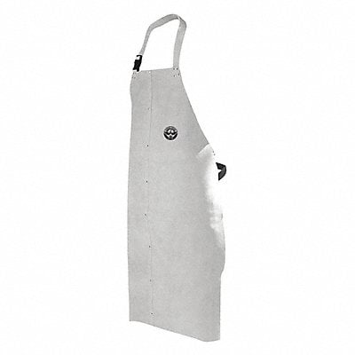 Welding Apron Leather Pearl Gray 42 L MPN:64-1-63-42