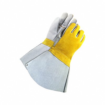 Welding Gloves Gray Yellow Unidersal PR MPN:64-1-AG-W