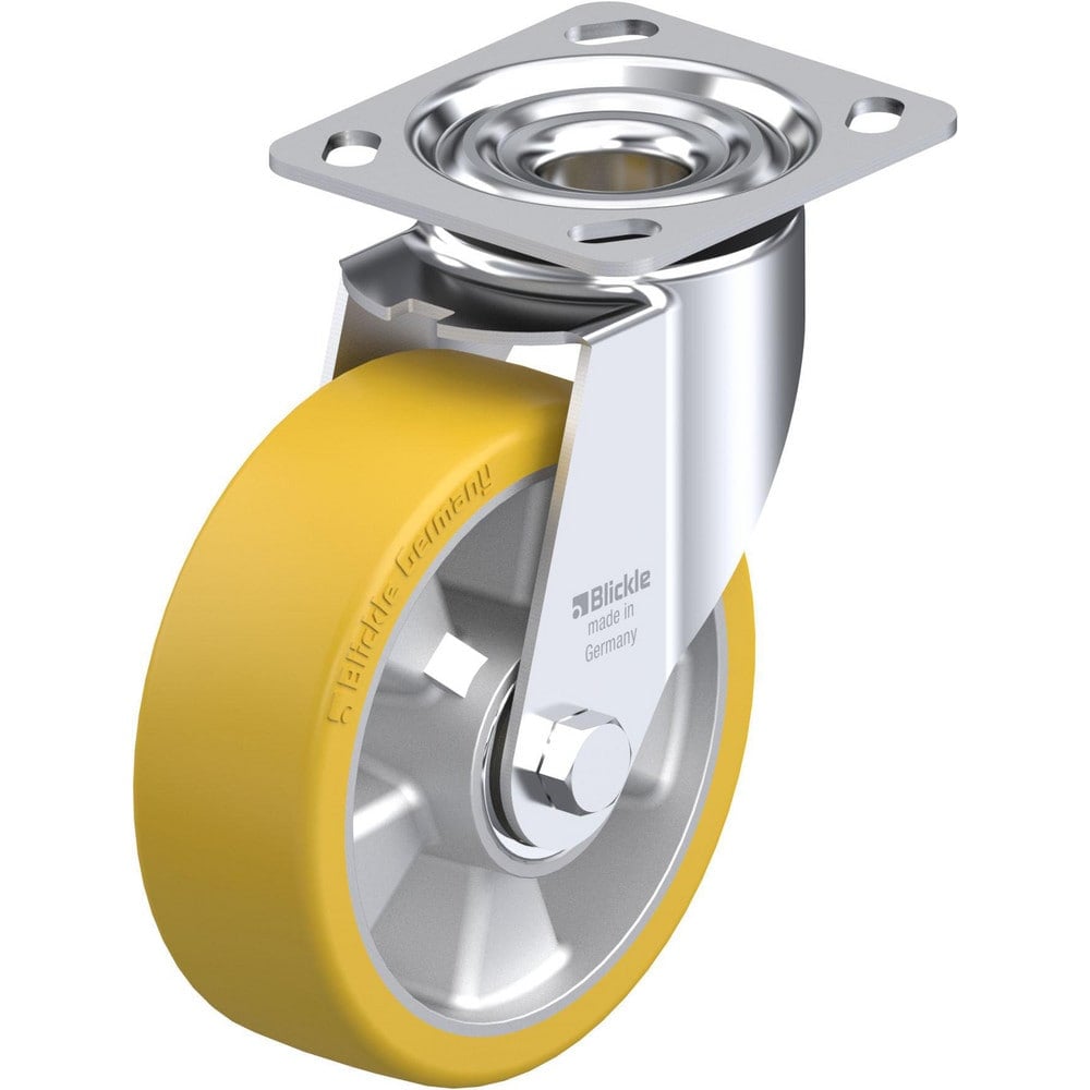 Top Plate Casters, Mount Type: Plate , Number of Wheels: 1.000 , Wheel Diameter (Inch): 8 , Wheel Material: Synthetic , Wheel Width (Inch): 2  MPN:910244