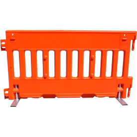 VizCon Urbanite® 57000 Series Wall Traffic Barricade with Panel Legs 72