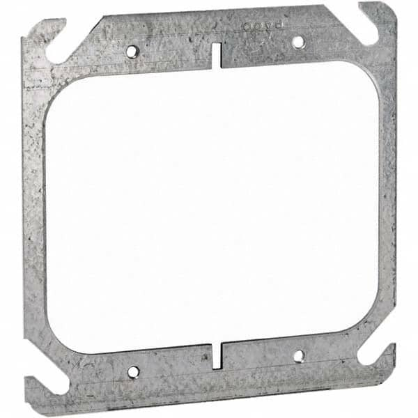 Flat Electrical Box Cover: Steel MPN:791