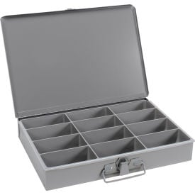 Durham Steel Scoop Compartment Box 211-95 - 12 Compartment 13-3/8x9-1/4x2 - Pkg Qty 6 211-95