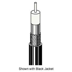 Convergent 5203WH5B RG6/U 18AWG CATV Coaxial Cable Copper Clad Steel 100 Foil Shield 500Ft BX White 5203WH5B