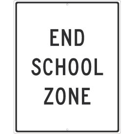 NMC TM600K Traffic Sign End School Zone 30