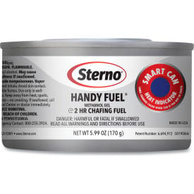 Sterno® Handy Fuel Methanol Gel Chafing Fuel 2 Hour Burn 6.7 oz. Capacity Pack of 72 20660