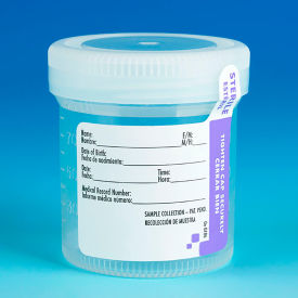 Graduated Tite-Rite Container 90mL (3 oz.) Sterile Screw Cap ID Label with Tab Seal 300/Pack 6526