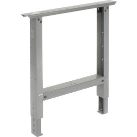 GoVets™ Adjustable Height Steel C-Channel Leg For Workbench 30