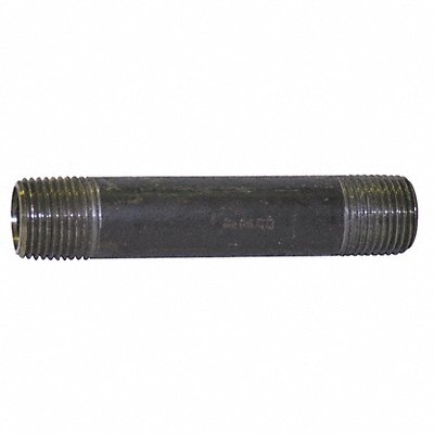 Black Pipe Nipple Threaded 2x6 In MPN:0332638006