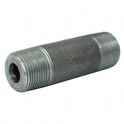 Black Pipe Nipple Threaded 1/2x1-1/8 In MPN:0332709807