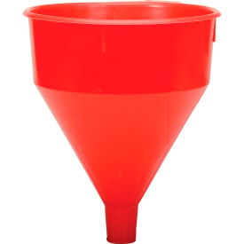 Funnel King® Red Safety Polyethylene 6 Quart Funnel - 32005 32005