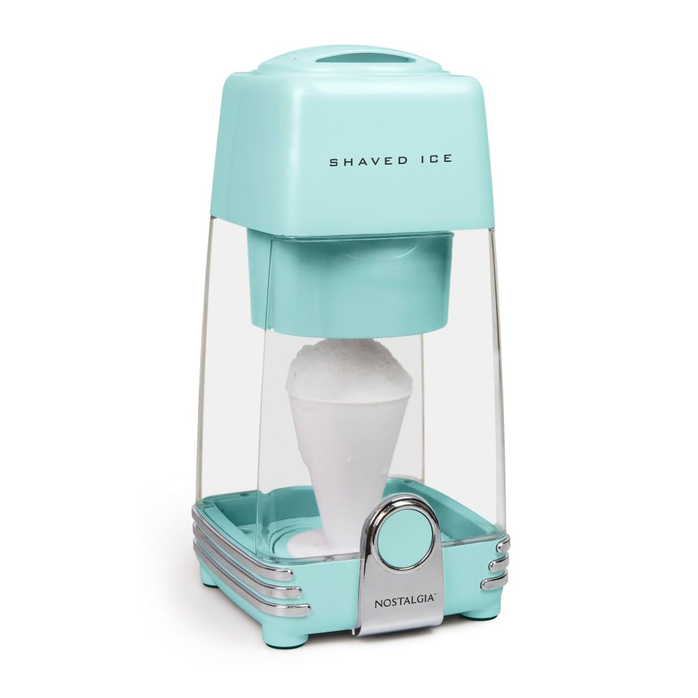 Nostalgia Electrics Electric Shaved Ice & Snow Cone Maker, Aqua (Min Order Qty 2) MPN:IS2AQ