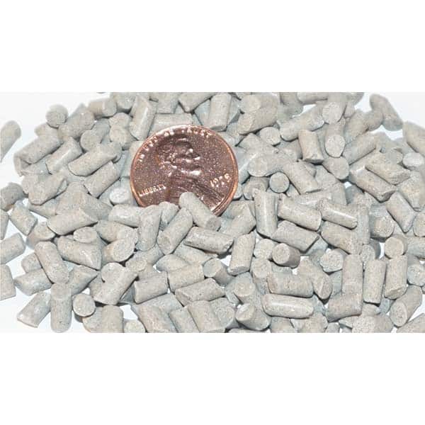 Cylinder Tumbling Media: Ceramic Carrier, Aluminum Oxide Abrasive, 5/16