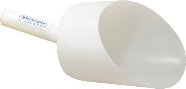 64 oz White Polyethylene Round Bottom Scoop MPN:H36759-0000