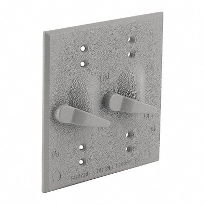 2 Gang Lever Switch Cover MPN:5125-0